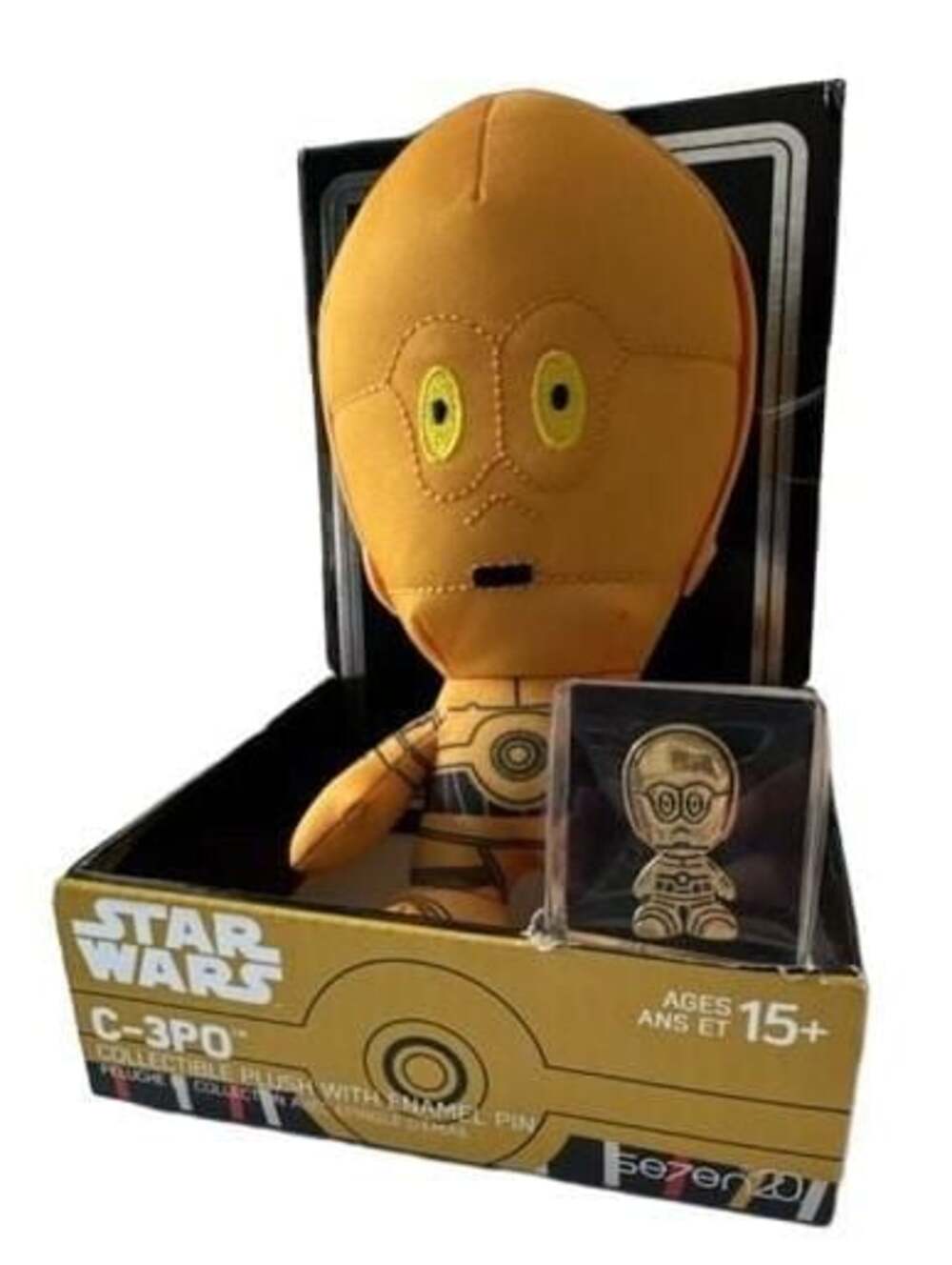 Star Wars C-3PO Seven20 Collectible Stylized 7-Inch Plush with Enamel Pin

Star
